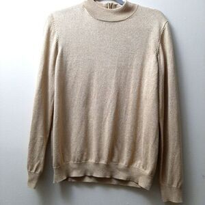 Drapers & damons Metallic Yarn Shine Sweater Pullover size large